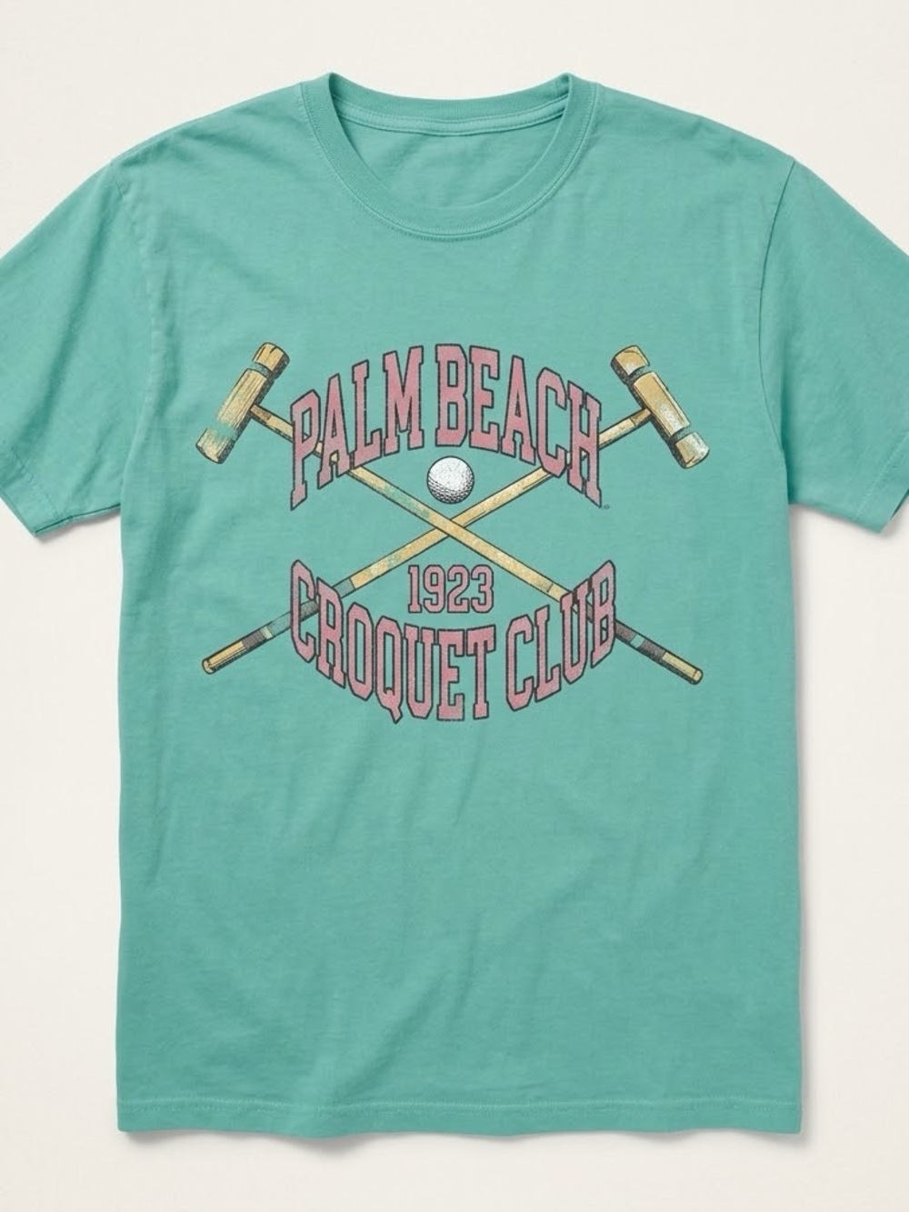 Rowing Blazers Teal Graphic Tee with White Print
